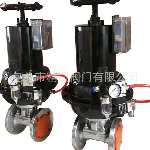 内蒙管道阀门G641JG649W气动隔膜阀衬胶衬氟堰式阀