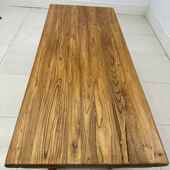 老榆木木桌长条桌子餐桌长书桌实木板原复古吧台茶阳咨询台茶台简