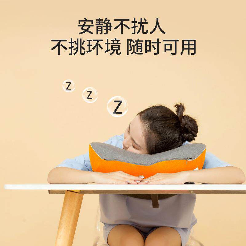 忆棉靠垫办公室发热腰枕按摩款梨靠汽车靠椅子护腰靠背床头按摩腰