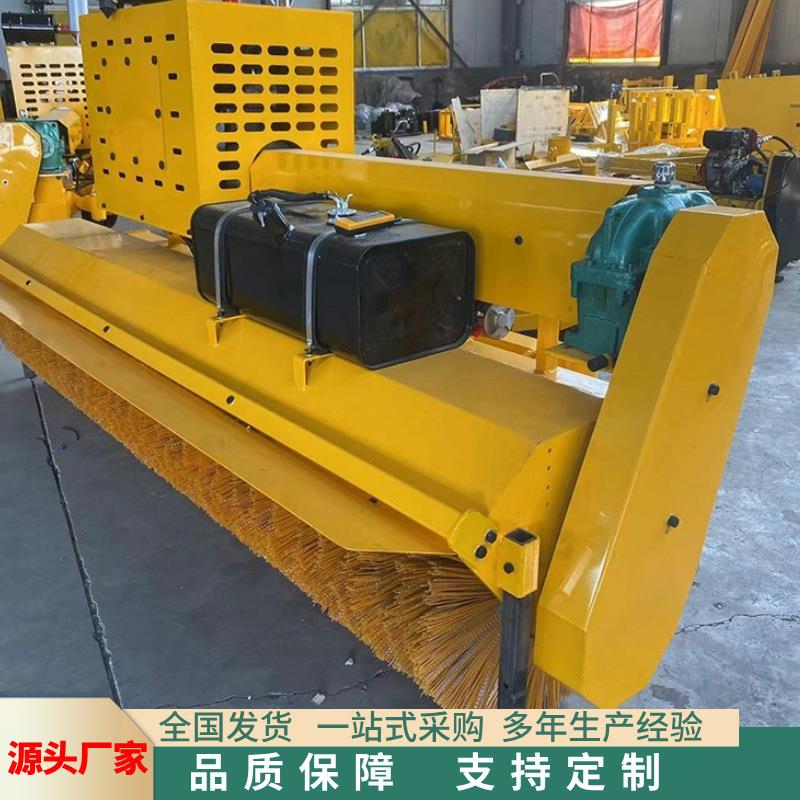 冬季道路车载式除雪滚刷 市政环卫前置除雪棍 3米滚刷式扫雪机