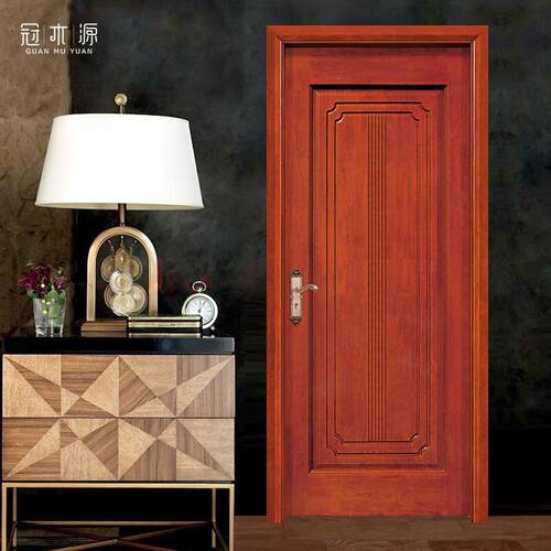 厂家直销白橡木卧室实木门平开室内房间全套烤漆卧室实木门隔音