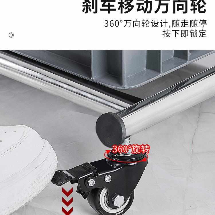 移动落地拖把架不锈钢置物架扫把商用拖布架教室清洁卫生工具收纳