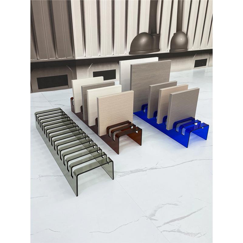 橱柜门板展示架石材大理石瓷砖展示架铝扣板木地板亚克力色板架子