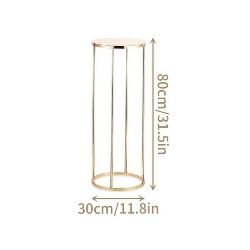 道具路方框花架婚礼金色花铁摆件婚庆器布置电镀架子艺装饰引