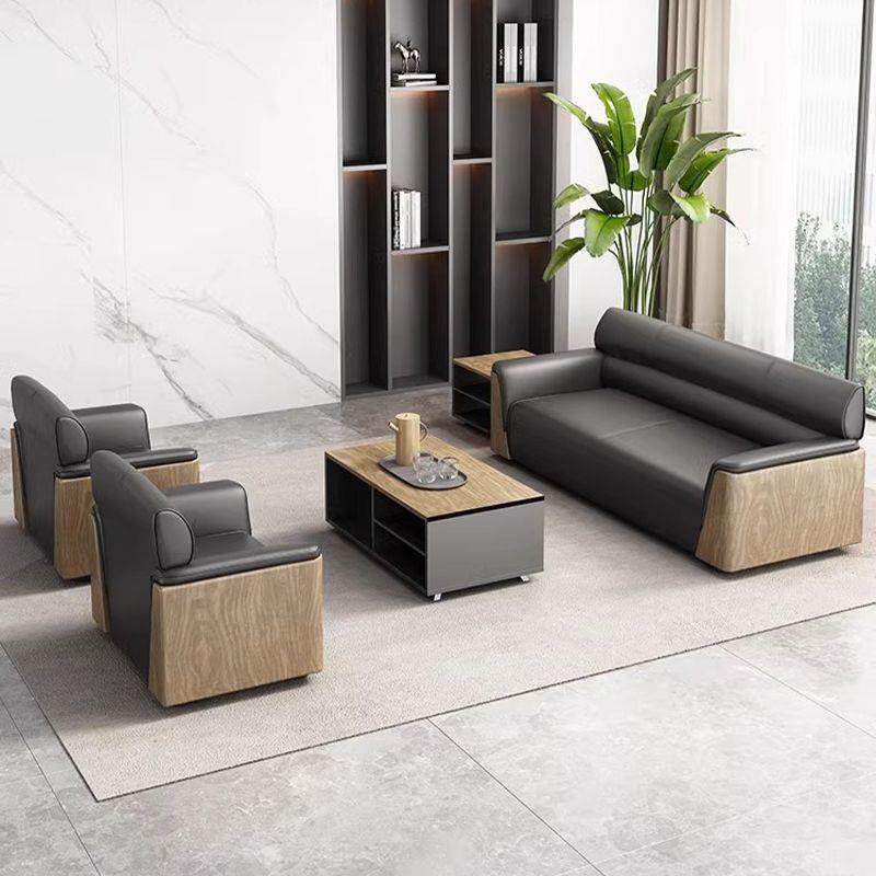 办公沙发简约务会客发茶无品牌/几组合商套装现代室沙会客单人休