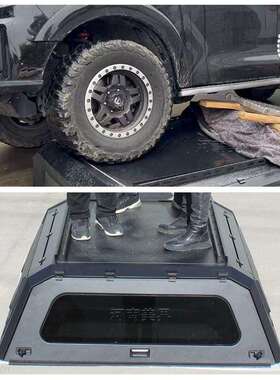 适用猛禽F150 ranger锰钢三开门皮卡后盖福特皮卡后盖 皮卡后箱盖