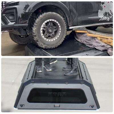 适用猛禽F150 ranger锰钢三开门皮卡后盖福特皮卡后盖 皮卡后箱盖