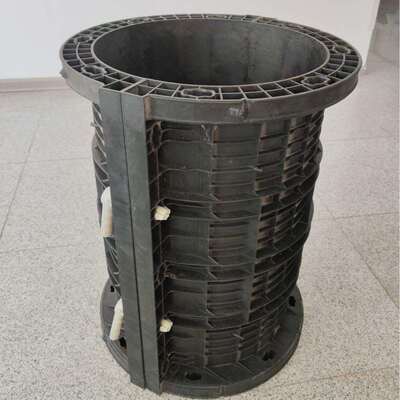 新型建筑材料地可拆卸塑灵活调黑节圆形工电力圆形基圆形料模XTE