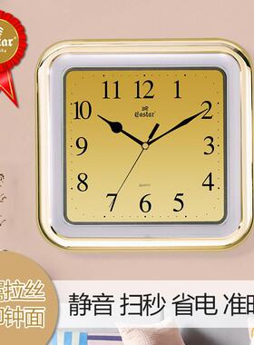 挂钟客厅时尚新款现代简约静音挂表时钟挂墙家用数字创意石英钟表
