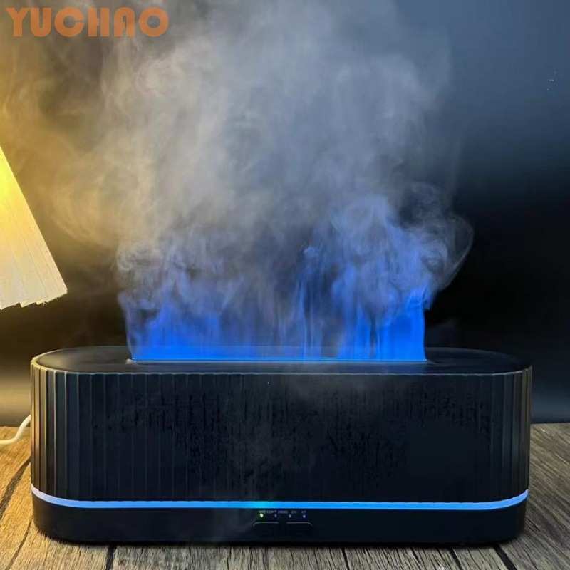 3d仿真火焰电子壁炉加湿器氛围感桌面火焰香薰机自动喷香器香芬