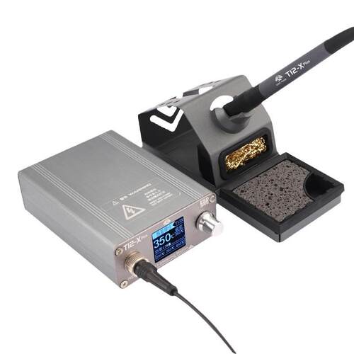 T12XPlus智能数显烙铁焊台自动休眠手机维修DIY大功率72W焊
