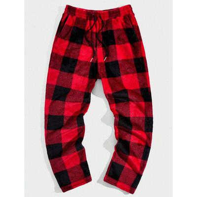 C 71337 Flannel Fleece Lounge Pants 法兰绒毛绒睡裤跨境速