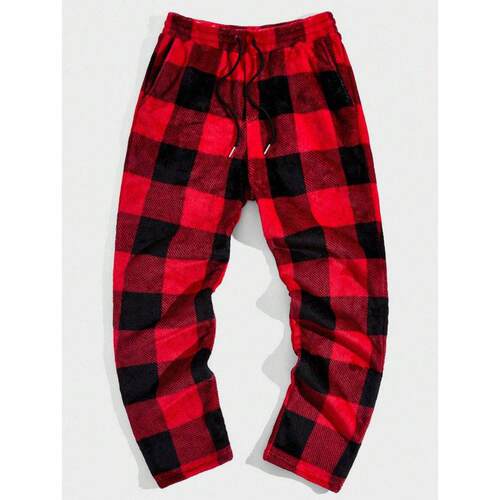 C 71337 Flannel Fleece Lounge Pants 法兰绒毛绒睡裤跨境速