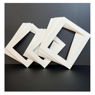 厂家定制相框照片墙内衬白色卡纸装 裱6781012.16寸A4A34K8K卡纸