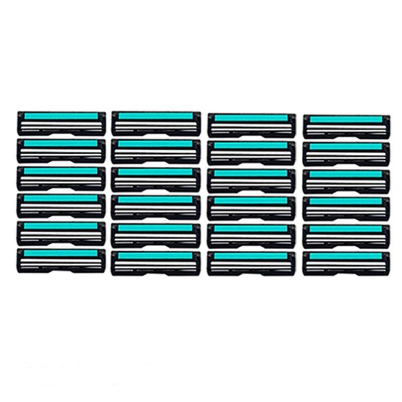 手动剃须刀双层剃须刀片通用男士刮胡刀刮脸刀胡子水洗全身双刀头