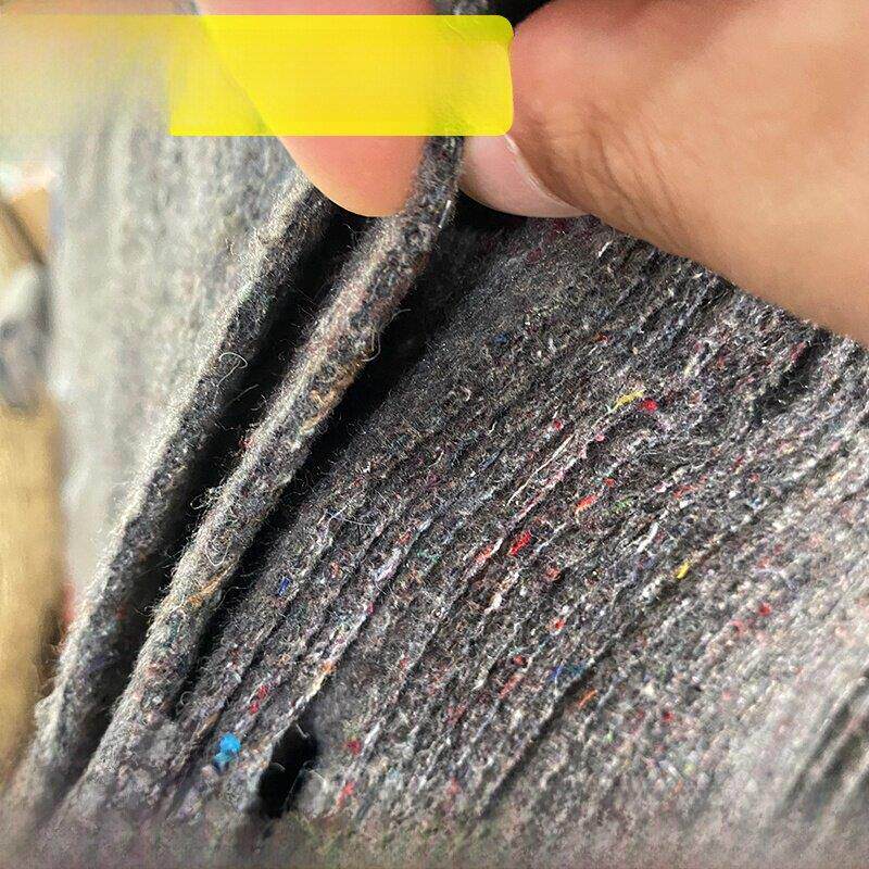 土工布毛毡工程无纺布公路养护大棚保温保湿防寒被家具包装黑心棉