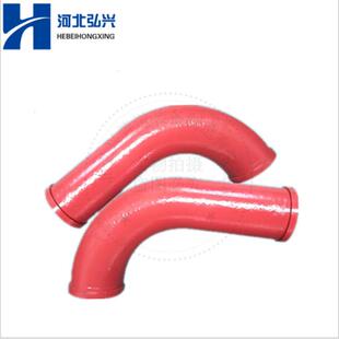 砼泵耐磨加直段三 联泵车加长弯头275乘90加411 一中
