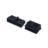 厂家供应MX3.0母壳双排连接器3.0mm间距43020 2x2R小5558接插件