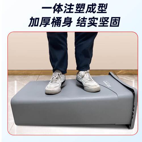 白云号超窄宝B036C长方形高缝隙垃圾桶物业大8B-036C0L免手动加厚