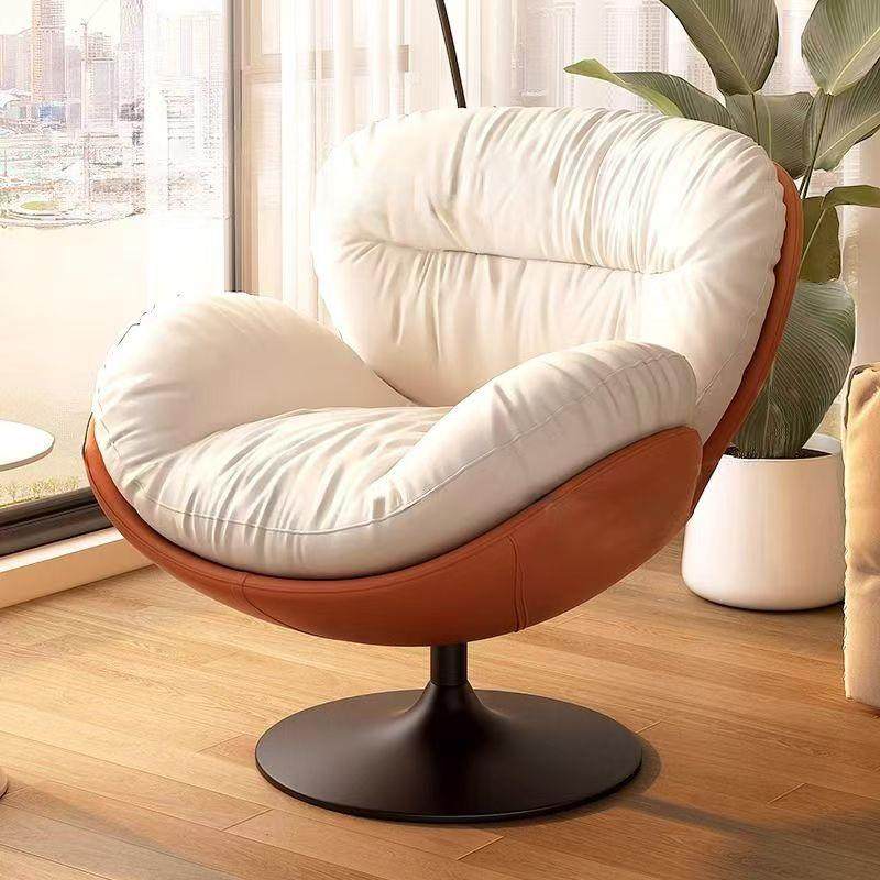 蛋壳摇摇椅大人躺椅阳台家用单人休闲椅客厅轻奢逍遥椅懒人沙发椅