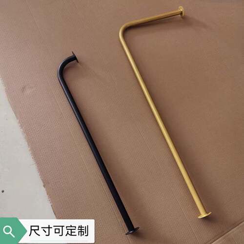 多用性上墙顶装L型悬挂转角7字型短衣柜前后挂衣吊杆支持定做