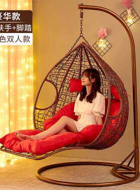 吊篮藤椅吊椅秋千懒人鸟巢摇摇椅阳台家用吊床成人室内吊兰座椅厂