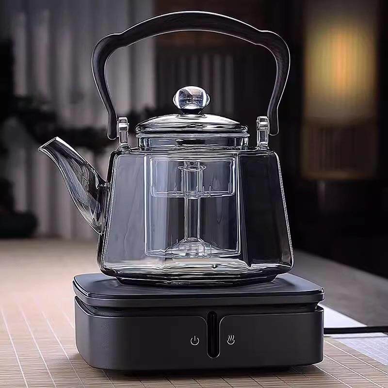 玻璃煮茶烧水壶耐热泡茶单壶电陶炉专用烧茶养生花茶蒸茶壶茶具