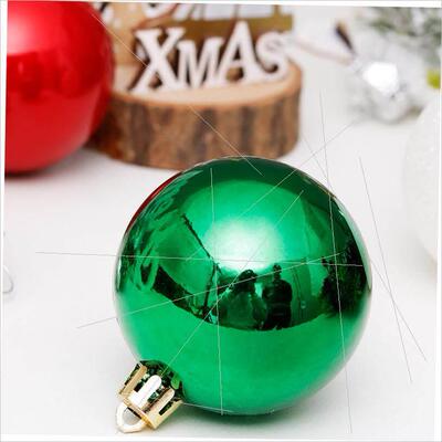 Christmas transparent ball Christmas tree pendant圣诞球挂件