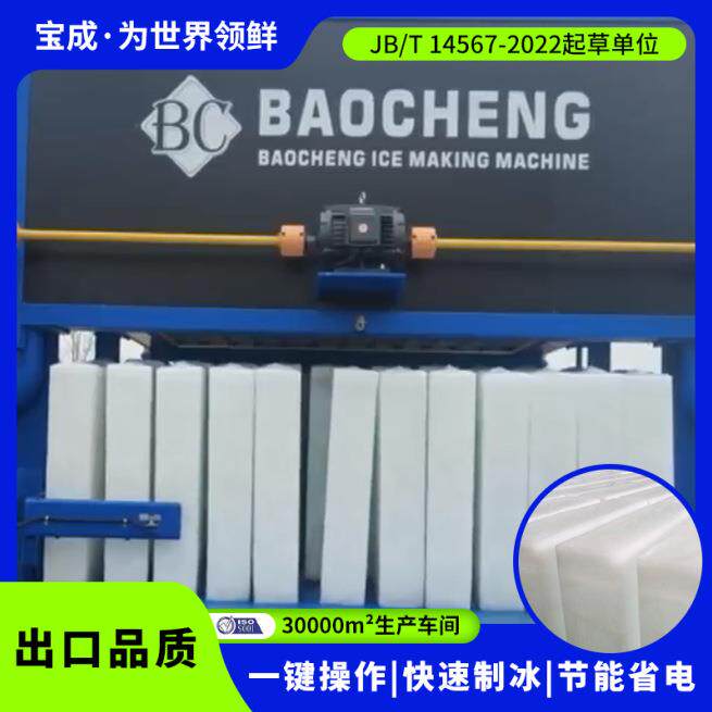 宝成大型制冰机10吨20吨30吨块冰机可选性能稳定终身维保