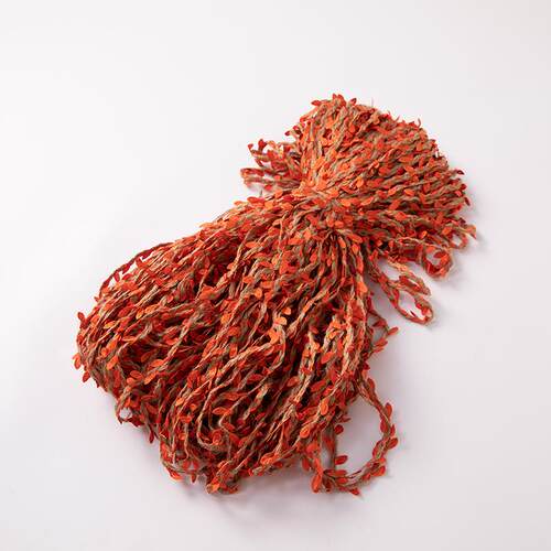 新款直销直供 DIY创意手工编织麻绳装饰树叶纺织辅料多色可选