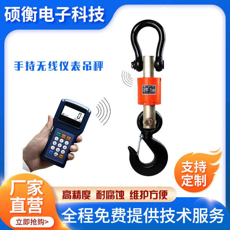 手持仪表吊秤OCS吊钩秤3吨5吨10吨头电子磅行车秤出口选英文版
