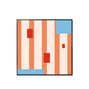 小众艺术抽象玄关油画多巴胺沙发背景挂画可爱高级卧室客厅装 饰画