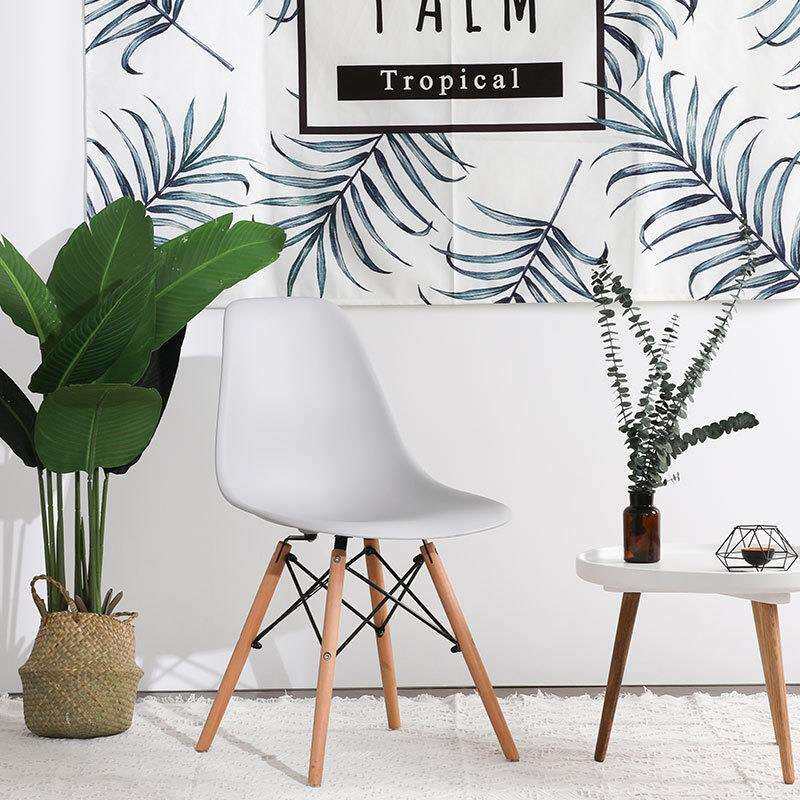 北欧伊姆斯椅塑料家用现代简约椅子电脑凳子靠背时尚创意餐椅酒店