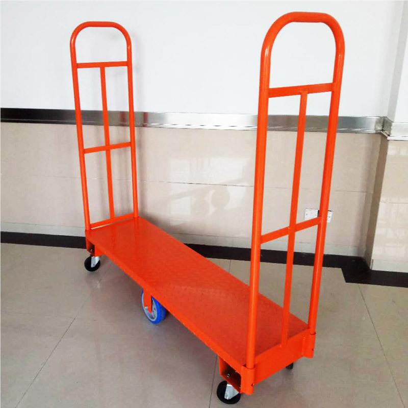 车爱具尔发6车周转手推1500*400车拖超市搬轮运车五金工车窄道物