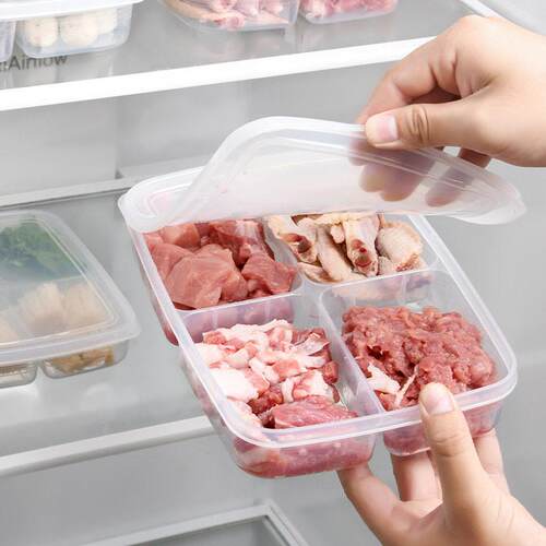 Food compartmentalized fresh-keeping box, refrigerator stora
