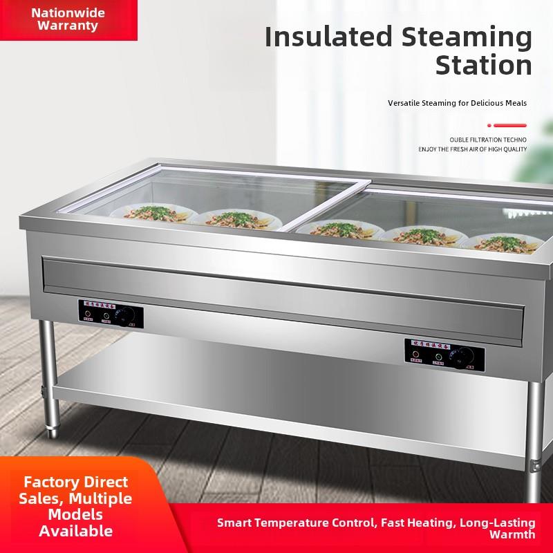 小碗菜保温台商用不锈钢电热包子馒头保温柜浏阳蒸菜台炖罐保温台