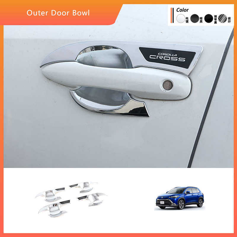 适用于20-24款卡罗拉CROSS外门碗拉手改装装饰保护车门把手贴亮条,汽车用品/电子/清洗/改装,全车改装套件,淘宝优惠券,粉丝福利购,淘宝优惠卷