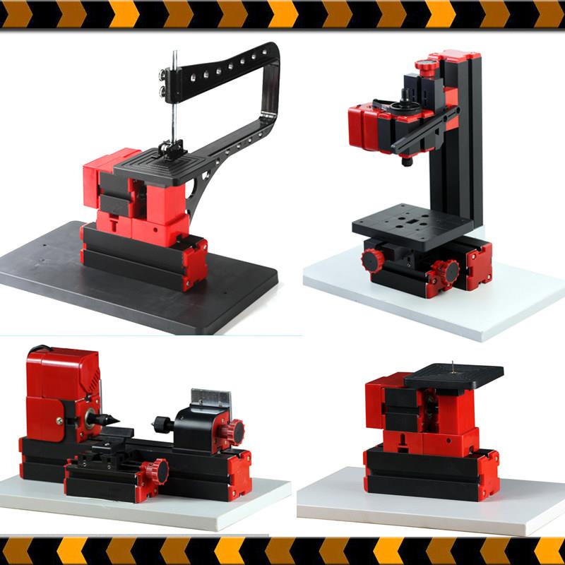 儿童工具迷你小型锯床车床铣床磨床钻床线锯床砂磨机小学创客教室
