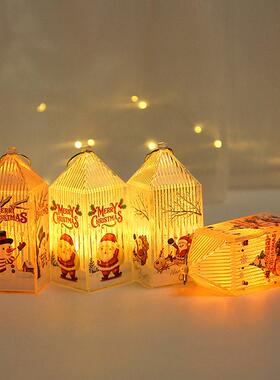 Christmas decoration gift portable nightlight window display