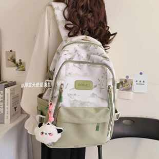 书包女中小学生简约百搭新中式国风小众设计双肩包大学生电脑背包