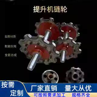 提升机总成定制加厚头轮尾轮 斗提机传动链轮 NE总成耐磨轴承配件