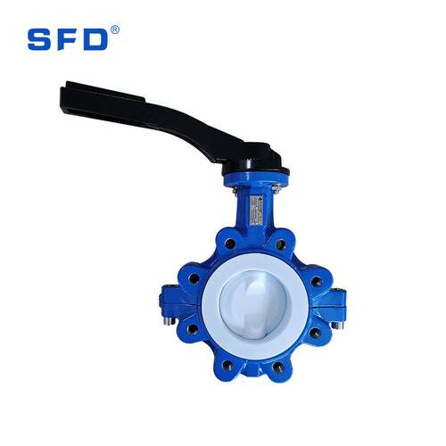 厂家定制TD71F4-16C阀门手动衬氟可定制尺寸规格蝶阀软密封