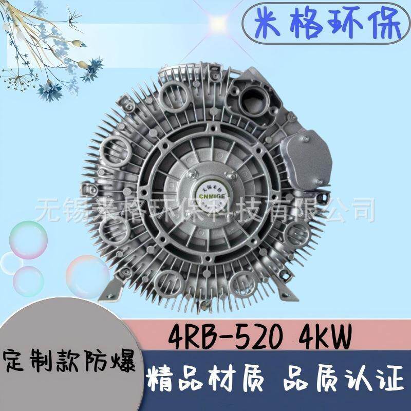 4RB特高压气环式真空泵污水搅拌曝气大压力鱼塘增氧曝气风机