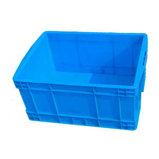 可堆物流加塑料盒周转塑料盒养殖水箱 QFJM物流塑料箩框物流箱