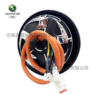 10寸3000WP50H四代全顺电机48-96V瓦片V4双霍尔16轴电机