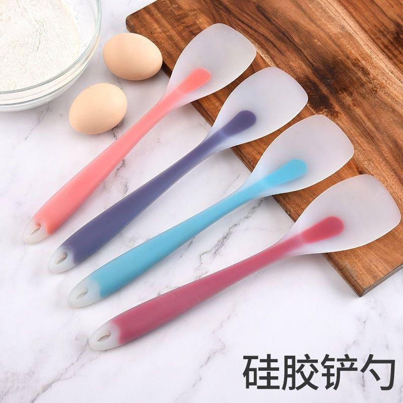 宝宝辅食硅胶锅铲不粘锅专用婴儿食品级耐高温炒菜家用煎饼小铲子