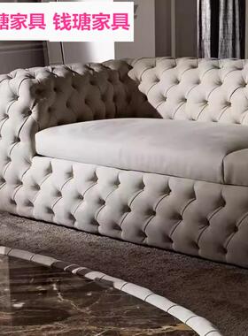 设厅计师厅高餐端大气36712客现代意三式轻奢拉扣人美式沙发别墅
