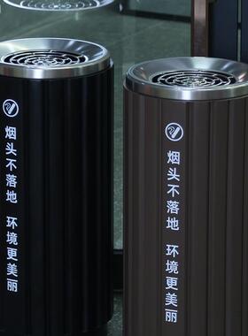 大吸区灭烟圾烟桶酒店商场写字楼堂F97TM6J8梯口楼道大号立垃式烟