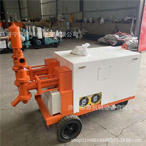 砂浆注浆机地铁隧道地基加固灌浆机电动15KW高压双缸灰浆注浆泵