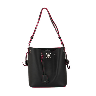 [9.9新]路易威登LV女士黑色LOCKME BUCKET水桶包K5071参1.85w